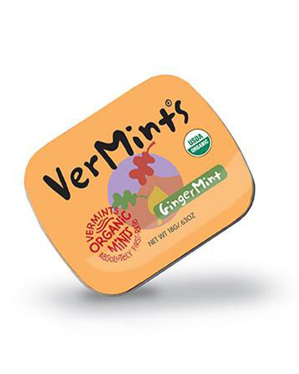 Vermints Organic Gingermint Mints 40g tin - Jennifer Young