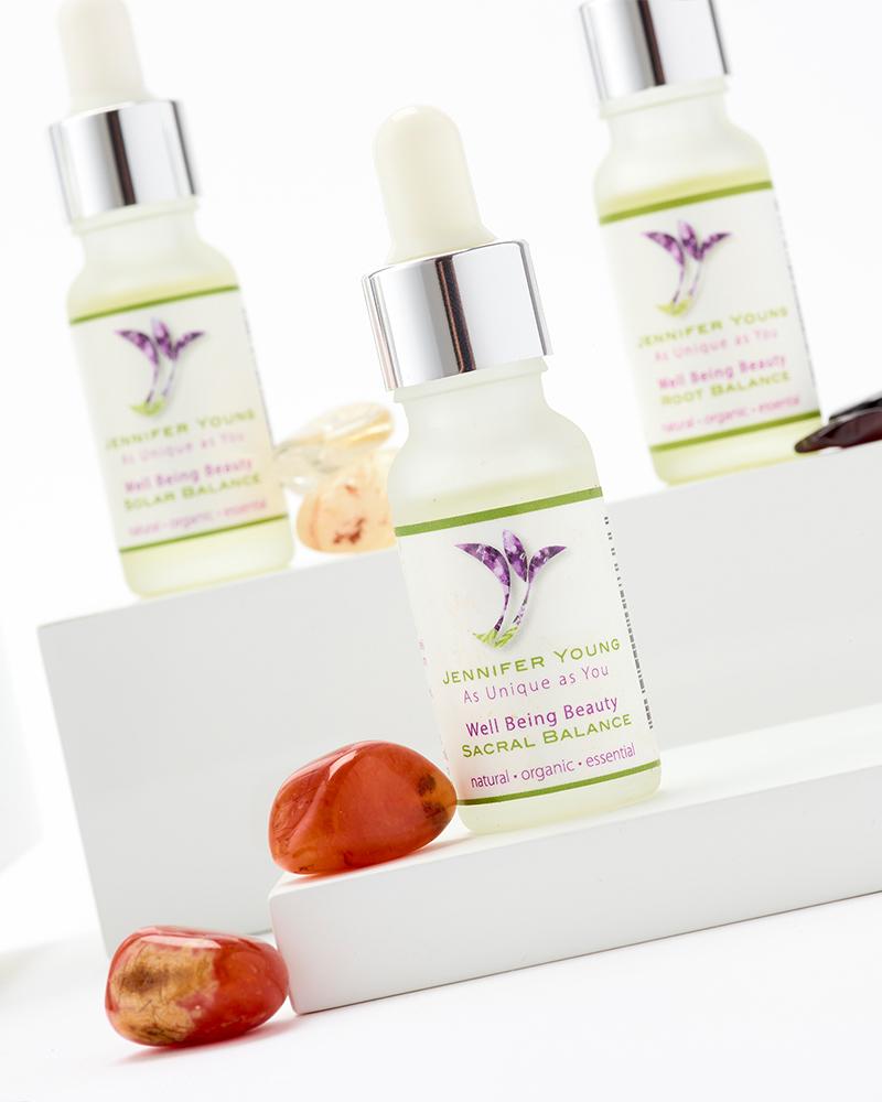 Well Being Beauty Chakra Stone and Essential Oil Set for Meditation- Sacral - 12g - Jennifer Young