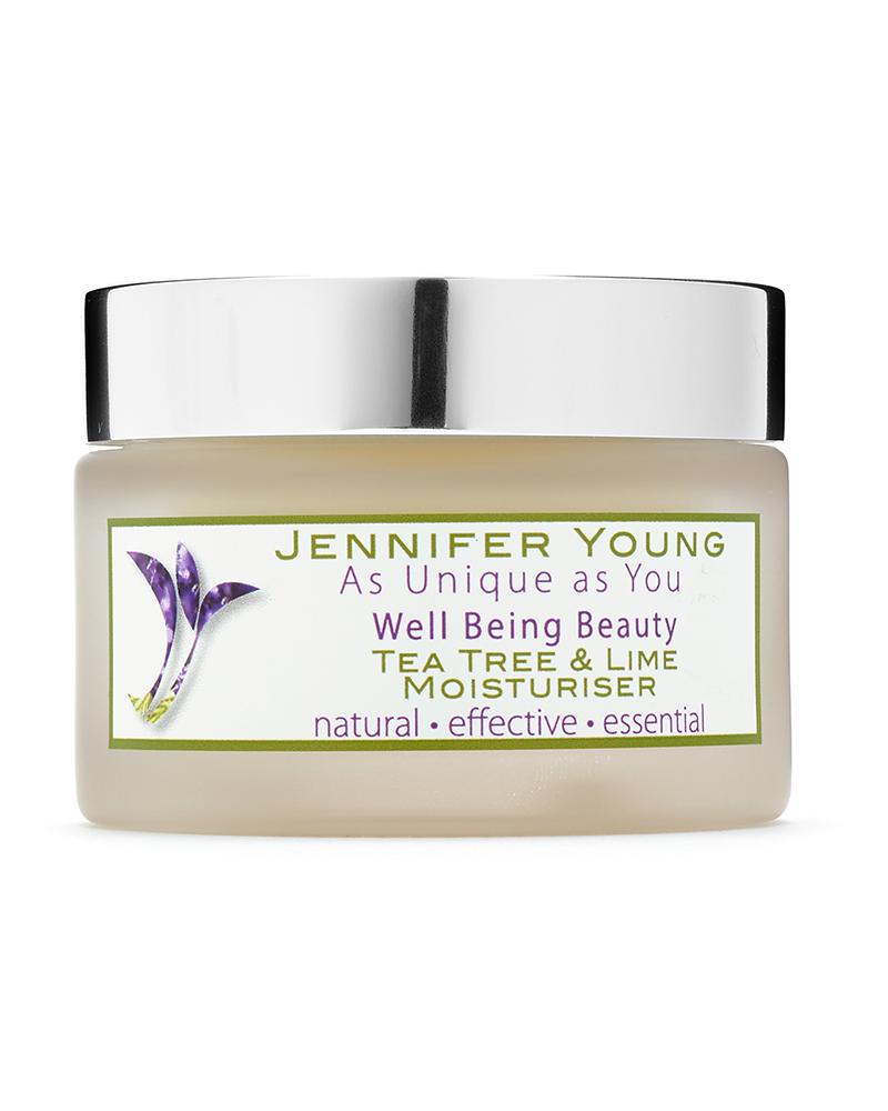 Well Being Beauty Tea Tree and Lime Moisturiser - Jennifer Young